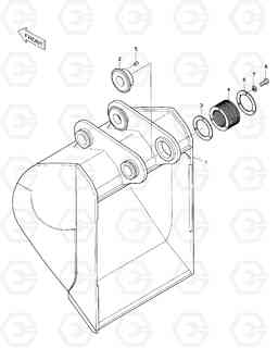 5179 BUCKET-1.3M³-WITHOUT TOOTH SOLAR 280LC-3(B)   , Doosan