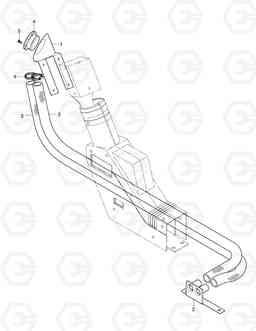 5290 DEFROSTER ASS'Y SOLAR 280LC-3(B)   , Doosan