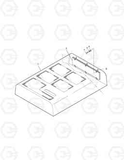 5530 ENGINE COVER SUB ASS'Y-EXPORT SOLAR 280LC-3(B)   , Doosan