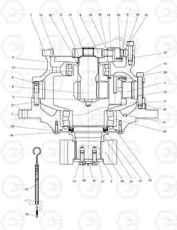 6222 SWING REDUCTION DEVICE SOLAR 280LC-3(B)   , Doosan