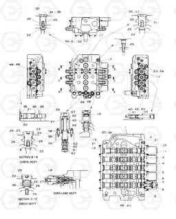 6412 CONTROL VALVE(2)-R.H SOLAR 280LC-3(B)   , Doosan