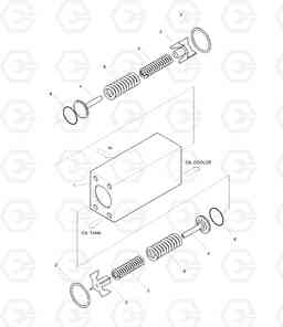 6560 BY-PASS VALVE SOLAR 280LC-3(B)   , Doosan