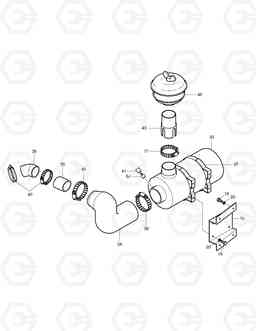 1120 AIR CLEANER(1) SOLAR 130W-3  , Doosan