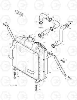 1140 RADIATOR & OIL COOLER SOLAR 130W-3  , Doosan