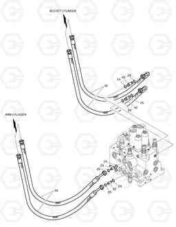 1260 MAIN PIPING(5)-KMX13A SOLAR 130W-3  , Doosan