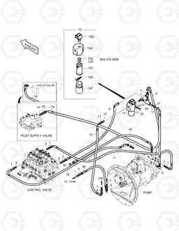 1375 PILOT PIPING(6)-DX22 SOLAR 130W-3  , Doosan