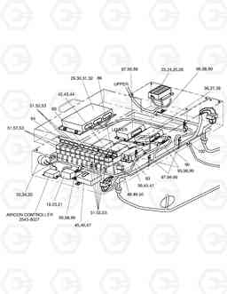 1610 ELECTRIC PARTS(4)-ELECTRIC BOX SOLAR 130W-3  , Doosan