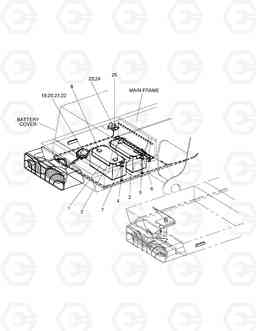 1630 ELECTRIC PARTS(6)-BATTERY SOLAR 130W-3  , Doosan