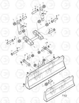 2230 DOZER BLADE SOLAR 130W-3  , Doosan