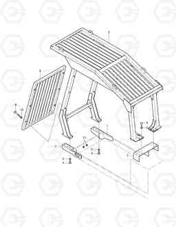 9250 F.O.P.S GUARD ASS'Y SOLAR 130W-3  , Doosan