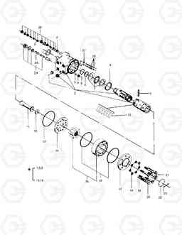 9550 STEERING VALVE SOLAR 130W-3  , Doosan