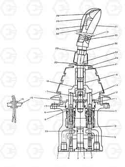 9572 ROMOTE CONTROL VALVE(2) SOLAR 130W-3  , Doosan