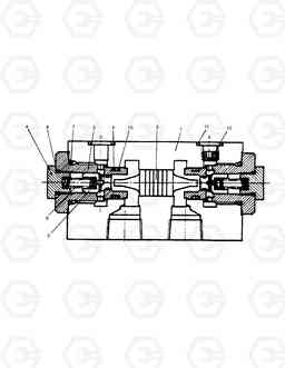 9590 PILOT CHECK VALVE SOLAR 130W-3  , Doosan