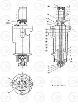 9715 CENTER JOINT-OUTRIGGER SOLAR 130W-3  , Doosan