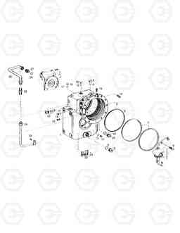 9815 HOUSING-TRANSMISSION SOLAR 130W-3  , Doosan