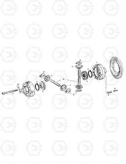 9905 DIFFERENTIAL-REAR AXLE SOLAR 130W-3  , Doosan