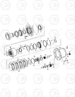 9920 HUB-REAR AXLE SOLAR 130W-3  , Doosan