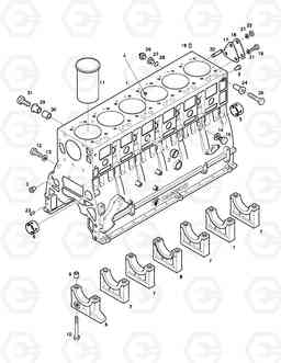 011 CYLINDER BLOCK SOLAR 220LC-3       , Doosan