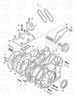 012 TIMING GEAR CASE SOLAR 220LC-3       , Doosan