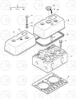 016 CYLINDER HEAD SOLAR 220LC-3       , Doosan