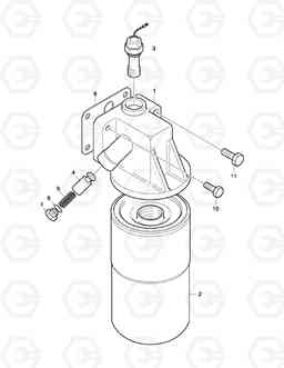 020 OIL FILTER SOLAR 220LC-3       , Doosan