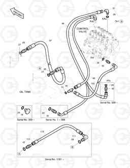 1370 PILOT PIPING(8) SOLAR 220LC-3       , Doosan