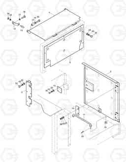 1540 COVER(2) SOLAR 220LC-3       , Doosan