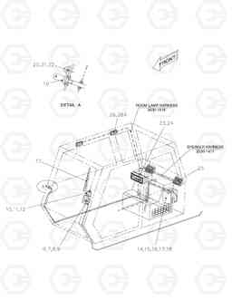 1650 ELECTRIC PARTS(5)-CABIN SOLAR 220LC-3       , Doosan