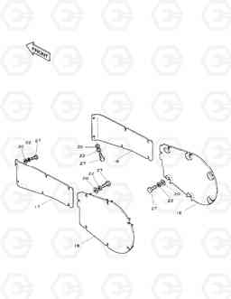 2190 TRAVEL PIPING COVER SOLAR 220LC-3       , Doosan