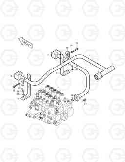 5230 MAIN PIPING-BREAKER SOLAR 220LC-3       , Doosan
