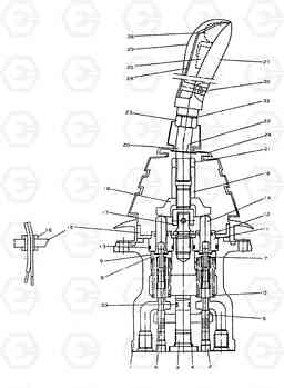 6191 REMOTE CONTROL VALVE(1-3) SOLAR 220LC-3       , Doosan