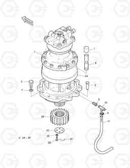 1175 SWING DEVICE(2) SOLAR 170W-3   , Doosan