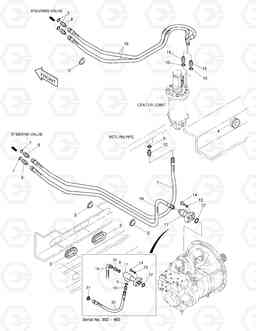 1310 STEERING PIPING SOLAR 170W-3   , Doosan