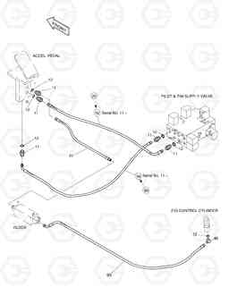 1370 PILOT PIPING(6) SOLAR 170W-3   , Doosan