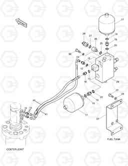 1460 BRAKE PIPING(3) SOLAR 170W-3   , Doosan