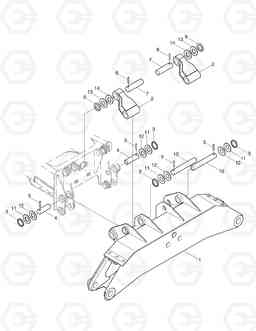 6200 OUTRIGGER-REAR SOLAR 170W-3   , Doosan