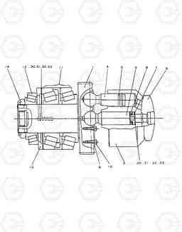 7170 ROTARY GROUP-R.H. SOLAR 170W-3   , Doosan