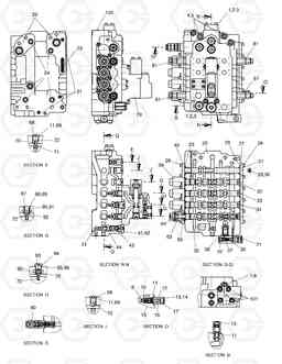 7321 CONTROL VALVE-L.H. SOLAR 170W-3   , Doosan