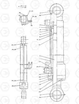 7440 BOOM CYLINDER-LH SOLAR 170W-3   , Doosan