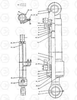 7445 BOOM CYLINDER ARTI-LH SOLAR 170W-3   , Doosan