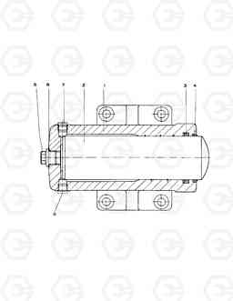 7500 CHOCKING CYLINDER SOLAR 170W-3   , Doosan