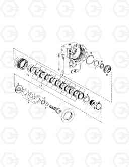 8140 2ND GEAR CLUTCH-TRANSMISSION SOLAR 170W-3   , Doosan