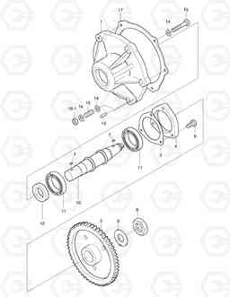 013 BEARING CASE SOLAR 400LC-3      , Doosan