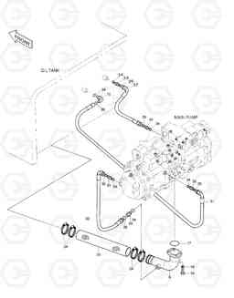 1210 OIL COOLER PIPING(1) SOLAR 400LC-3      , Doosan