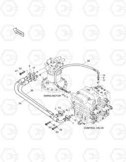 1270 MAIN PIPING(4) SOLAR 400LC-3      , Doosan