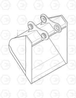 5280 BUCKET-WITHOUT TOOTH SOLAR 400LC-3      , Doosan