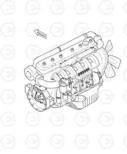 5290 ENGINE FOR EXPORT SOLAR 400LC-3      , Doosan