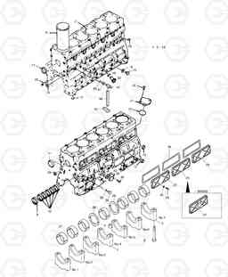 001 CYLINDER BLOCK DD80L, Doosan