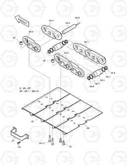 2179 TRACK LINK-OPT. DD80L, Doosan