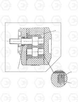 6170 GEAR PUMP DD80L, Doosan